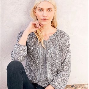 Bohemian Bishop Sleeve Blouse- worn once!